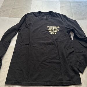 Coachella 2023 Music Festival Shirt Adult Small Bad Bunny Blackpink Long Sleeve